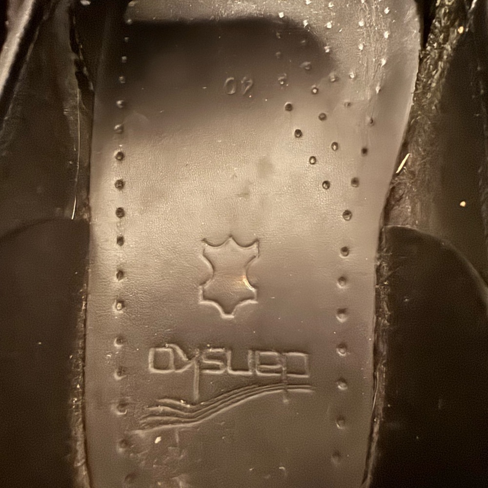 Dansko Black Women's Clogs - Picture 4 of 5